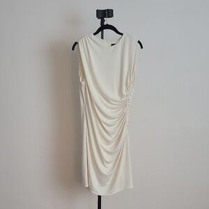 [NWT] Sleeveless Dress-Cream-Zara-XL